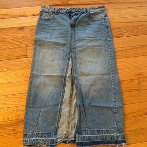Urban Outfitters Jean Maci Skirt Size Large Medium Wash